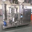 Διπλός Carbonation ποτών ανταλλακτών πιάτων γραμμών παραγωγής μη αλκοολούχων ποτών δεξαμενών αναμίκτης 3000L/H του CO2 μηχανών